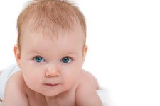 baby staring at viewer